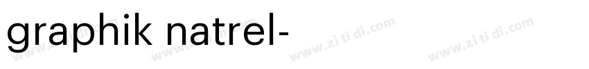 graphik natrel字体转换